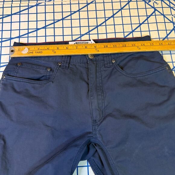 Mountain Khakis AMK Navy Blue Pants Men’s Size 32x34 Straight Slim Tailored Fit - Picture 10 of 10